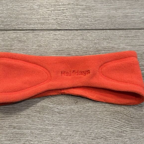 Halfdays Women’s Polartec Fleece Headband Orange NWT Winter Outdoors - Picture 3 of 5